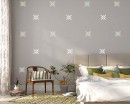 Damask Wall Pattern Art Stickers